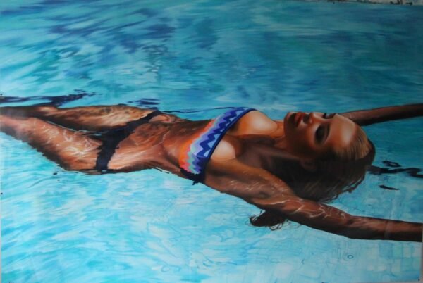 Woman on the water