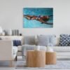 Woman on the water