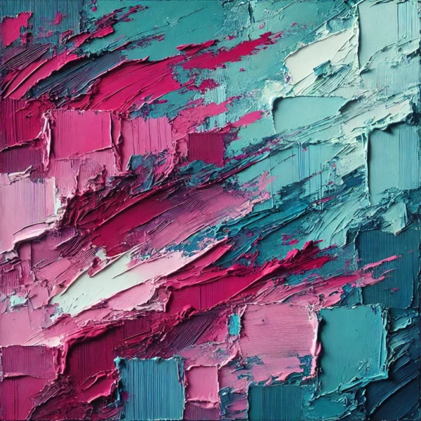 Magenta and green