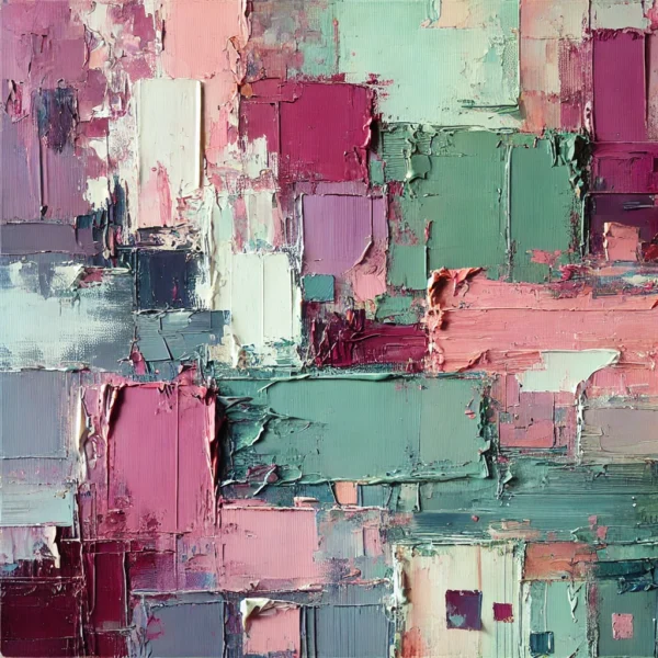 Magenta and sage