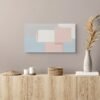 Pastel squares contemporary painting - Premium 1