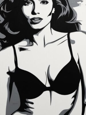 Donna in bikini