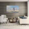 Minimalist Countryside Painting – Serene Landscape Wall Art in Neutral Tones - Premium 1