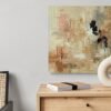 Warm Beige Abstract Painting – Modern Neutral Wall Art for Elegant Interiors - 55 inches