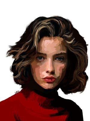 Custom digital portrait by Let in Art Be the Art