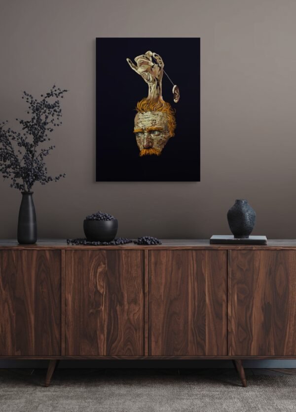 Impressionism Surreal Digital Art – Hybrid Dreams from The Other Me Collection - Top 1 Van Gogh Portrait