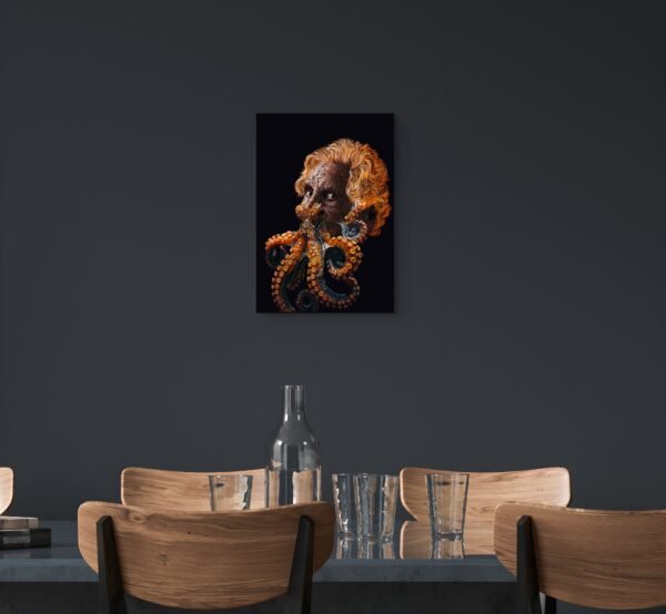 Impressionism Surreal Digital Painting – Octopus and Human Fusion | The Other Me – Inner Wild 1