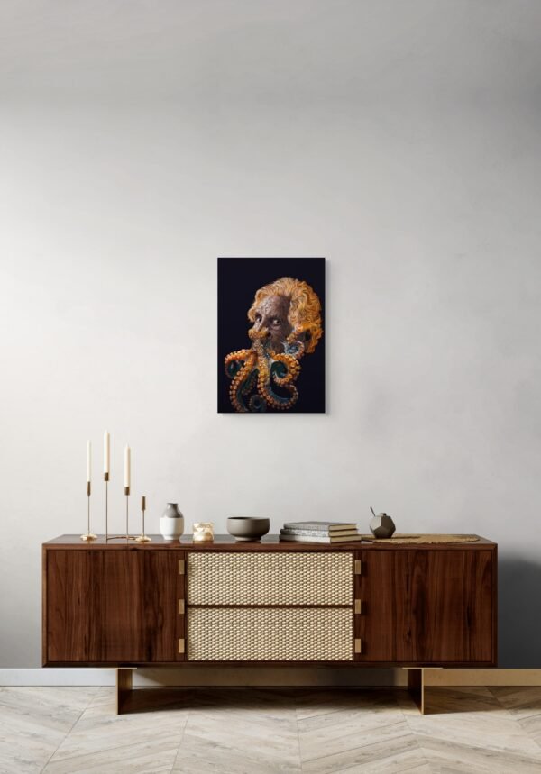 Impressionism Surreal Digital Painting – Octopus and Human Fusion | The Other Me – Inner Wild 1