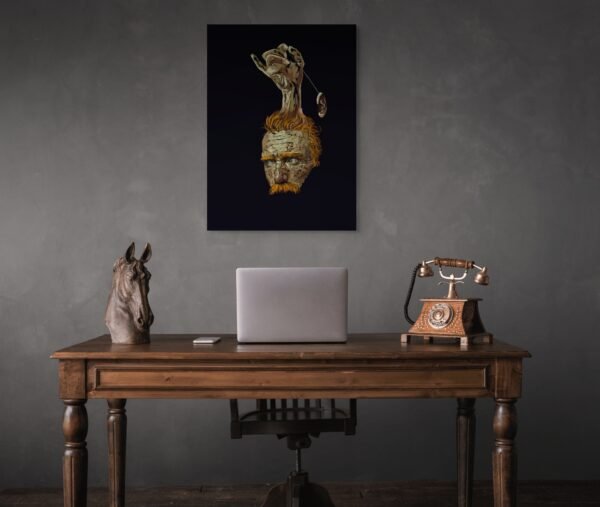 Impressionism Surreal Digital Art – Hybrid Dreams from The Other Me Collection - Top 1 Van Gogh Portrait