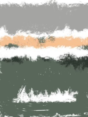 Earth-tone abstract painting with textured brushstrokes, titled Powerful Earth Hues Abstract Art – Luxury Textured Modern Painting.