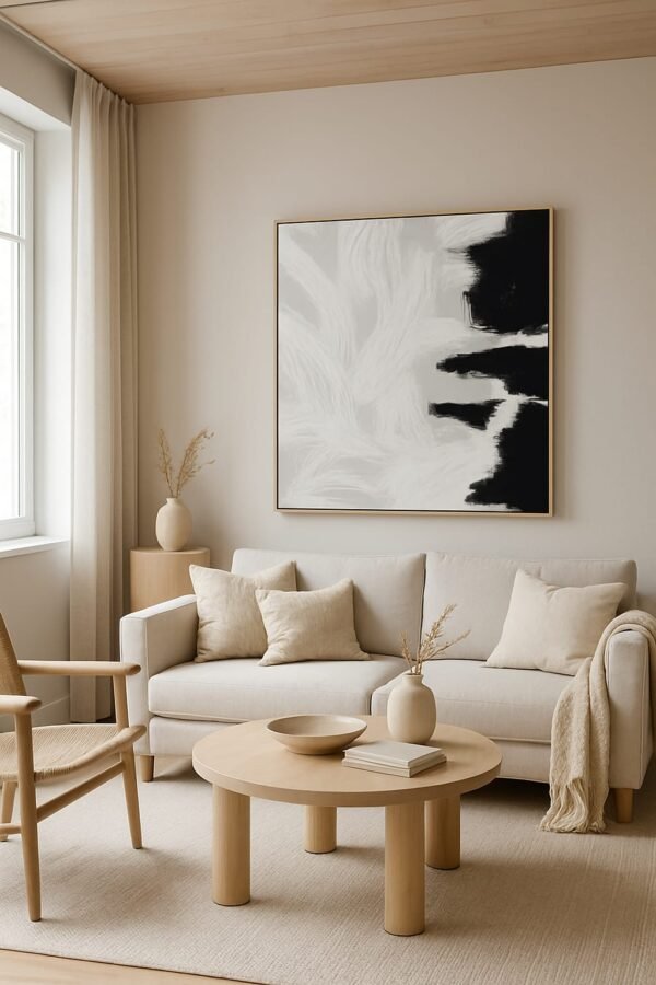 WhatsApp Image 2025-12-03 at 10.10.59 PM Powerful Contrast Harmony Abstract Art – Modern Black and White Canvas - 32"