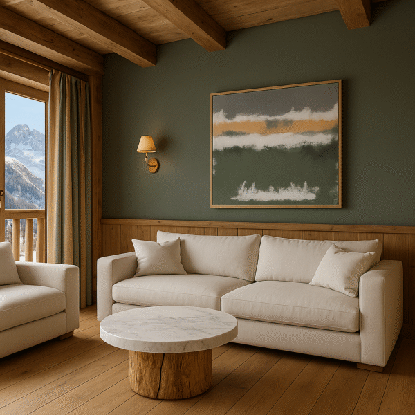 Powerful Earth Hues Abstract Art – Luxury Textured Modern Painting - 32"