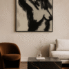 Minimalist Nude Abstract Art – Powerful Impact Modern Canvas - 25"