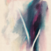 Designer Abstract Wall Art – Modern Plum, Teal and Soft Pink Canvas Designer abstract wall art in plum, teal and soft pink tones with fluid modern brush strokes on canvas.