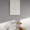 Luxury Minimalist Nude Woman Wall Art – White Textured Figurative Canvas for Modern Interiors - 24