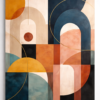 Mid Century inspired abstract geometry art Mid-century inspired abstract geometry art