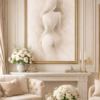 back scene 2 Contemporary Feminine Nude Back Painting – Neutral Modern Woman Wall Art - #22L