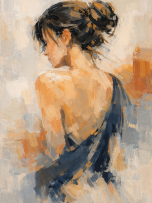 Large contemporary woman figure Canvas – Modern Woman Figure Painting Large contemporary woman figure canvas.