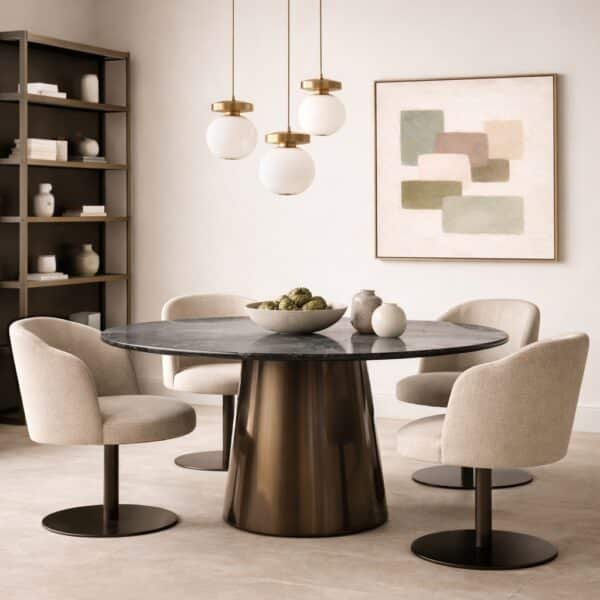 Minimalist Sage & Olive Abstract Canvas – Large Neutral Contemporary Wall Art - #8GS